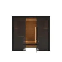 Hekla Traditional 210 Nero, fínska sauna 210 × 160 × 210