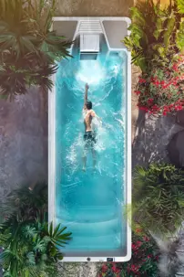 Nautilus 6, plavecký bazén s protiprúdom, 591 x 235 x 152