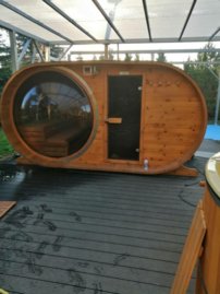 Sudová sauna Panoráma, 240 cm x 400 cm