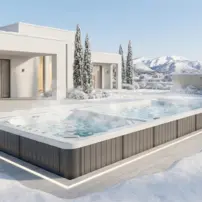 Polozapustený swimspa Mirna, Nautilius, dostupné dĺžky od 440-800cm