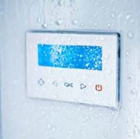 Euroschowers 6130 parný sprchový box 115x85x217 biela