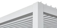 AWT pergola P8-3A/ extrem, 300x300x250, antzracit, elektrický pohon