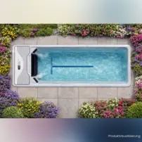 Platinum Spas Hades Pro, plavecký bazén, 600 × 225 × 152