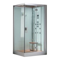 AWT DZ959F8 parný sprchový box obdĺžnik 120x90x225, biela / pravá