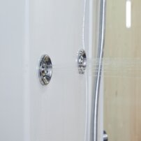 Parná kabína s fínskou saunou A-200 biela 180x100x220