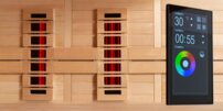 AWT infrasauna E1613XL-IR Hemlock 240x200 9kW Cilindro