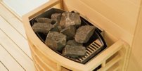 Sauna AWT E1811A, 180x180, Borovica, 9kW Harvia Cilindro