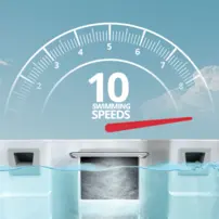 Nautilus 8, plavecký bazén s protiprúdom, 798x235x152