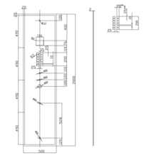 Parný sprchový panel Thermae WS - 701 zabudovateľný