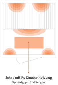 Tete-a-Tete Hemlock Tiefe,  123 x 137 x 194 cm - infrasauna