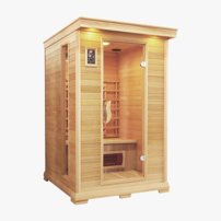 Tete-a-Tete Hemlock Tiefe,  123 x 137 x 194 cm - infrasauna