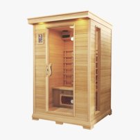 Tete-a-Tete Hemlock Tiefe,  123 x 137 x 194 cm - infrasauna