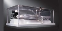 AWT GE105TSL 180x130 left, hydromassage tub
