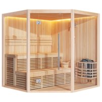 Sauna AWT E1801, borovica, Harvia 6-8kw Vega