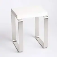 Hokerlík do parnej kabíny Orlando 45 x 36 x 25 cm, biela